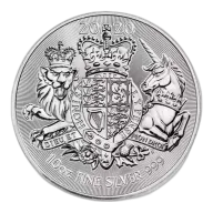 2020 10oz British Royal Arms Silver Coin