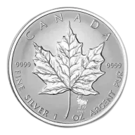 RCM Zodiac Privy 1oz Silver Maple Leaf, Aries - 2004