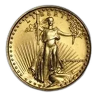 1987 1/10 oz American Gold Eagle BU (MCMLXXXVII)