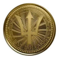 2023 1 oz Gold Barbados Trident