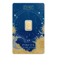 0.5g Zodiac Pisces Gold Bar