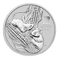2020 5oz Perth Mint Lunar Series III: Year of the Mouse Silver Coin