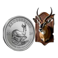 2026 SA Mint Silver Krugerrand 1oz Coin in Capsule