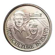 1 oz Silver Round - Idaho (Random Motif)