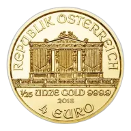 Pre-Owned 1/25 oz Philharmonic Gold Coin
