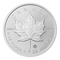 1 oz New Canadian Maple Leaf Silver Coin