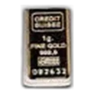 Credit Suisse 1 Gram Gold Bullion Bar