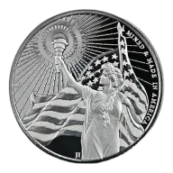 1 oz Asahi American Reserve Columbia Goddess .999 Silver Round (New)