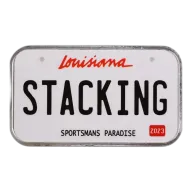 Louisiana License Plate - Stacking Across America 1oz Silver Bar