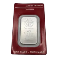 20g Silver Bar | Argor Heraeus