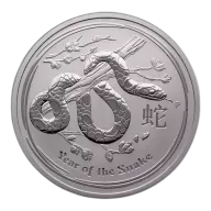 Australian 2oz Silver Year of the Snake - 2013