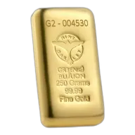 250 g Oakley Mint Green Gold Bullion 99.99% Pure