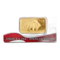 1 oz Gold Bar - PAMP American Buffalo (In Assay)