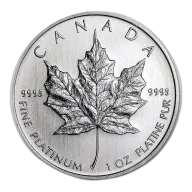 Canada 1 oz Platinum Maple Leaf (Random Year)