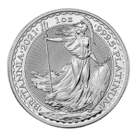 Any Year 1oz British Platinum Britannia Coin