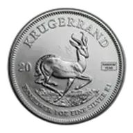 South Africa 1 oz Silver Krugerrand BU (Random, Abrasions)