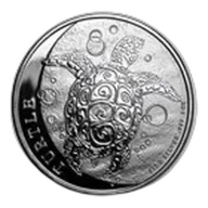 2016 Niue 1 oz Silver $2 Hawksbill Turtle BU