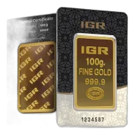 100 Gram IGR Gold Bar