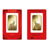 PAMP 100 Gram Lunar Goat Gold Bar