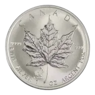RCM Lunar Privy 1oz Silver Maple Leaf, Rabbit - 1999