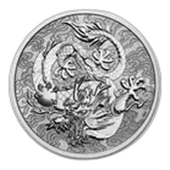 2025 Australia 10 oz Silver Myths & Legends Dragon BU