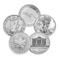Sovereign Mint 1 Oz Silver Coin (Random Mint, Impaired Condition)