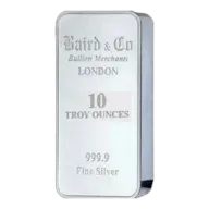 10 oz Baird & Co Silver Mint Bar