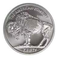 2018 Zombucks Zombuff 1 oz silver