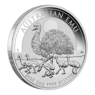 1 oz Emu Silver Coin