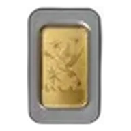 1/2 oz Gold Bar Holy Land Mint Dove of Peace (In Assay)