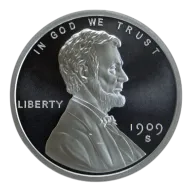 1 OZ SILVER ROUND WHEAT CENT DESIGN GOLDEN STATE MINT