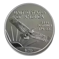 United States Platinum Eagle 1/4 oz - Backdated