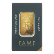 PAMP Suisse 999.9 Pure 1oz Gold Bar NEW