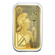 50g Gold 'Britannia' Bullion Minted Bar (Secure)