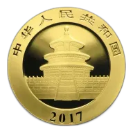 Chinese Gold Panda 3 Gram 2017