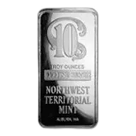 10 oz Silver Bar - Northwest Territorial Mint