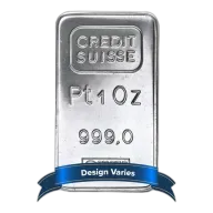 Pre-Owned 1 oz Platinum Bar