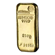 250g Umicore Gold Bar