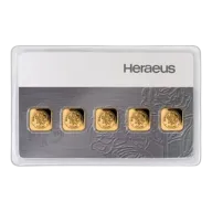 Heraeus 5 Gram Multibar Gold Card