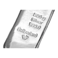 Metalor 500g Silver Cast Bar (Made in Switzerland/With Certificate) -LIMITED STOCKS !