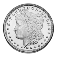 Highland Mint (HM) 1/4 Oz Morgan Design Silver Round