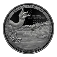 2024 Suchomimus Prehistoric Life Congo 1oz 999 Silver Bullion Coin