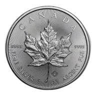 2018 Silver Maple Leaf 1 oz Uncirculated