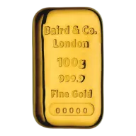 100g Baird & Co. Gold Bar