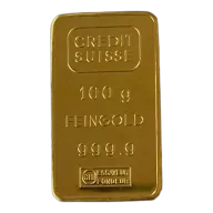 100g Credit Suisse Gold Bar