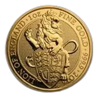 1 oz Gold Queen's Beasts (Random, Abrasions)