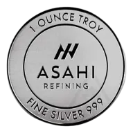 1 Oz Asahi Silver Round