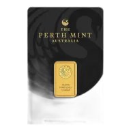 5g Perth Mint Kangaroo Gold Bar