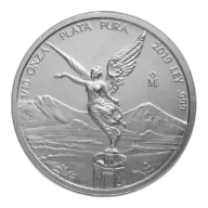 1/10oz Mexican Silver Onza / Libertad - Backdated
