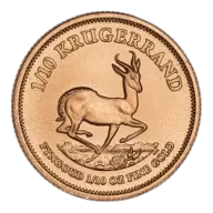 1/10 oz South African Gold Krugerrand Coin - Random Year